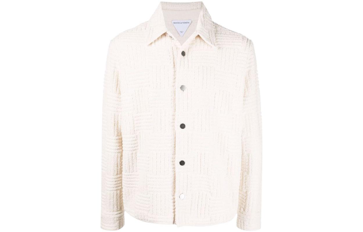 Bottega Veneta Jacquard Trim Button Jacket SS22 692843V1LW02945
