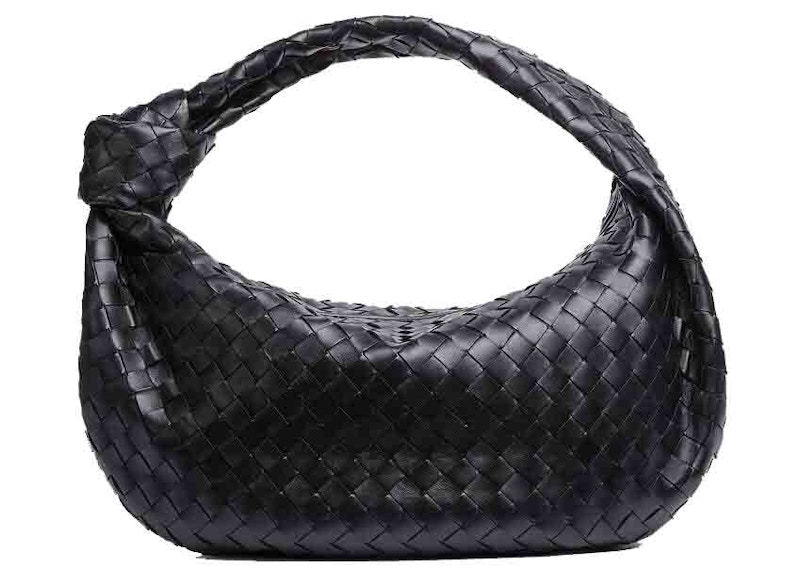 Buy Bottega Veneta 經典編織黑色Jodie手袋