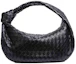 Buy Bottega Veneta 經典編織黑色Jodie手袋