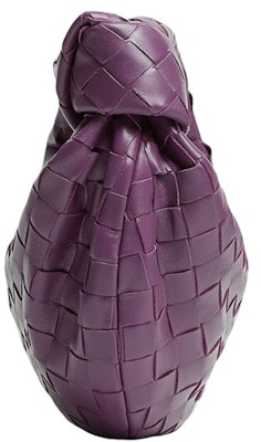 Bottega Veneta Jodie Intrecciato Beg Tangan Mini Ungu Tua Order Bottega Veneta Jodie Intrecciato Beg Tangan Mini Ungu Tua