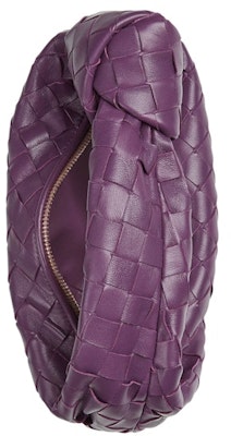 Bottega Veneta Jodie Intrecciato Beg Tangan Mini Ungu Tua Lookbook Bottega Veneta Jodie Intrecciato Beg Tangan Mini Ungu Tua