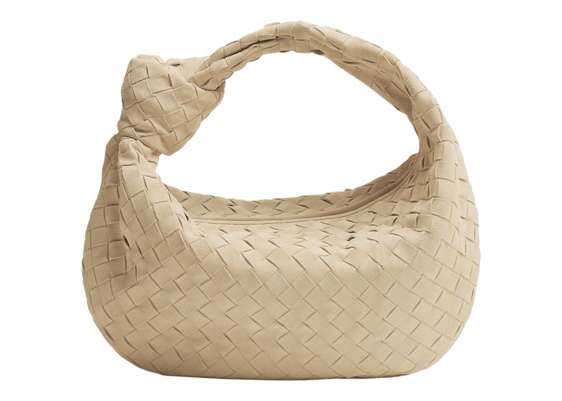 Bottega Veneta Jodie Shoulder Bag Teen Intrecciato Porridge