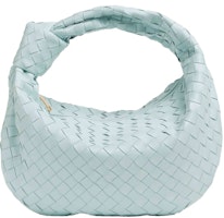 Bottega Veneta Jodie Teen Teal Washed Bottega Veneta Jodie Teen Teal Washed