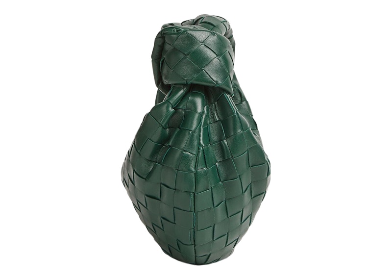 Bottega Veneta Jodie Top Handle Bag Mini Intreccio Green 圖 2