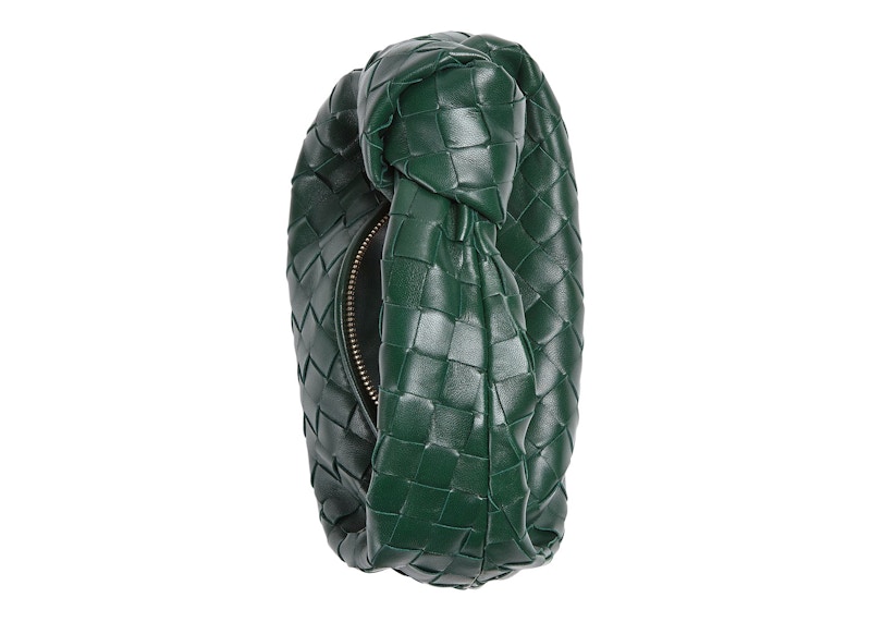 Bottega Veneta Jodie Top Handle Bag Mini Intreccio Green 圖 3