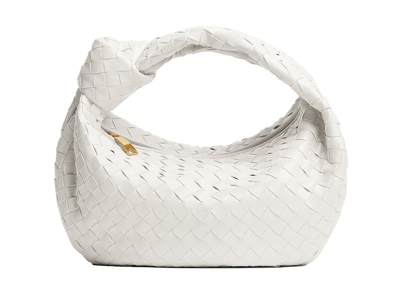 Buy Tas Top Handle Bottega Veneta Jodie Intrecciato Putih Remaja