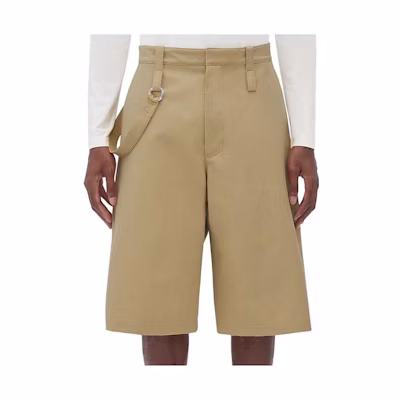 Bottega Veneta Khaki Solid Casual Jogger Shorts 725846V0XK09640