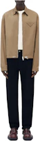Bottega Veneta Khaki Solid Triangle Pocket Jacket 728167VF4K09640 Bottega Veneta Khaki Solid Triangle Pocket Jacket 728167VF4K09640