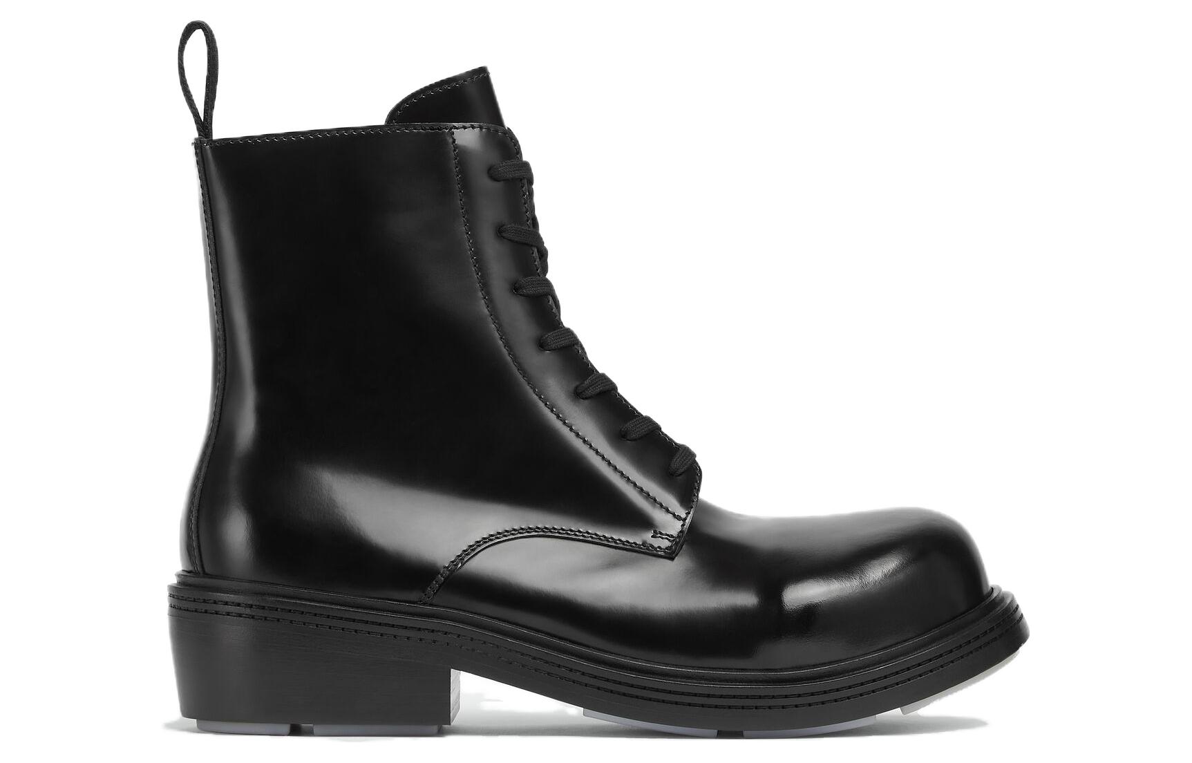 Order Bottega Veneta Schnürstiefeletten Leder ''Schwarz'' 763727V3H801000