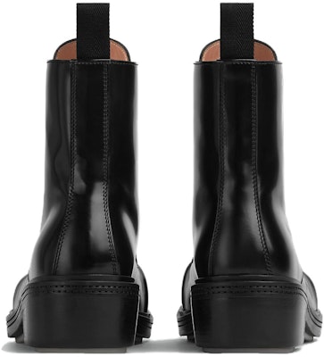 Bottega Veneta Lace-Up Leather Boots 'Black' 763727V3H801000 Shop Bottega Veneta Lace-Up Leather Boots 'Black' 763727V3H801000