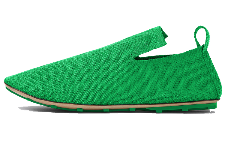 Bottega Veneta Lattice Flat 'Green Fashion Versatile'