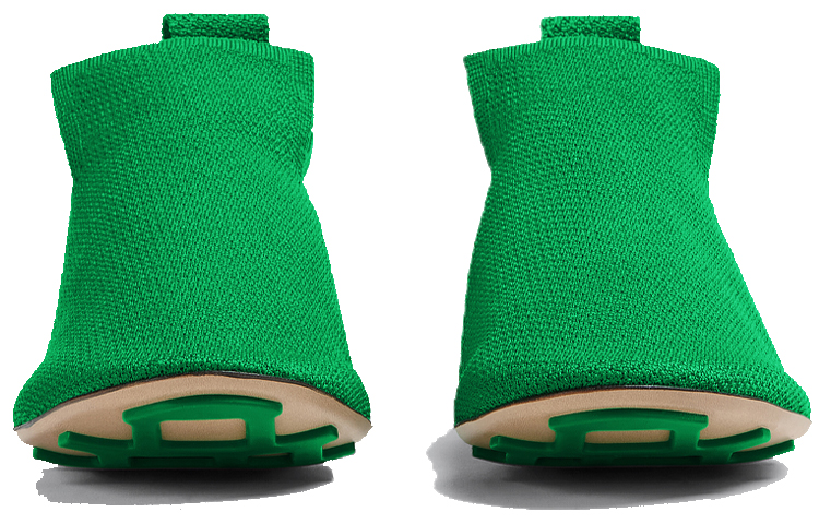 Bottega Veneta Lattice Flat 'Green Fashion Versatile' 圖 4
