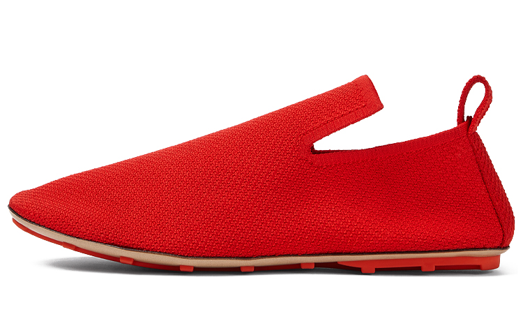 Buy 葆蝶家红色编织拖鞋 658768-V0VI0-8962