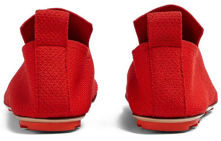 Purchase 葆蝶家红色编织拖鞋 658768-V0VI0-8962