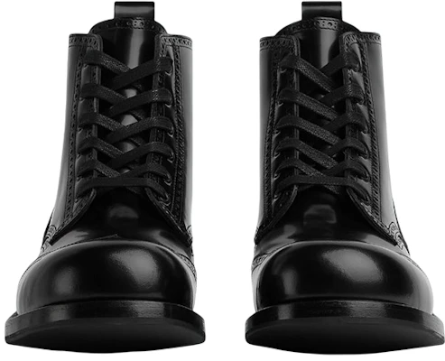 Bottega Veneta But Kulit Brogue Lace-Up Ankle 'Hitam' 730260V20V01000 Lookbook Bottega Veneta But Kulit Brogue Lace-Up Ankle 'Hitam' 730260V20V01000