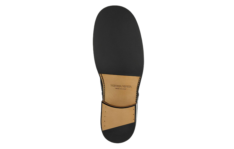 Purchase Bottega Veneta But Kulit Brogue Lace-Up Ankle 'Hitam' 730260V20V01000