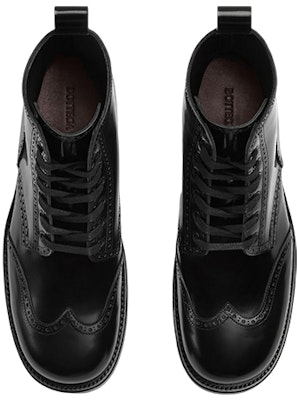Bottega Veneta Leather Brogue Lace-Up Ankle Boot 'Black' 730260V20V01000 Order Bottega Veneta Leather Brogue Lace-Up Ankle Boot 'Black' 730260V20V01000
