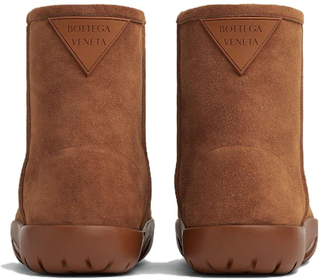 Bottega Veneta葆蝶家 牛皮革 圓頭套筒 舒適百搭 短靴 3.5cm 男款 棕褐色 Lookbook Bottega Veneta葆蝶家 牛皮革 圓頭套筒 舒適百搭 短靴 3.5cm 男款 棕褐色