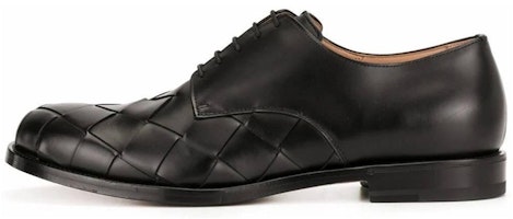 Bottega Veneta Leather Lace-Up 'Black Fashion' 578272VBPB11000 Bottega Veneta Leather Lace-Up 'Black Fashion' 578272VBPB11000
