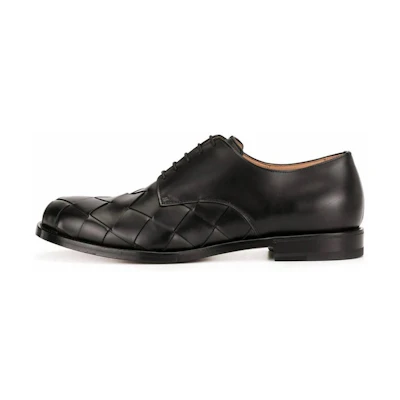 Bottega Veneta Leather Lace-Up 'Black Fashion'