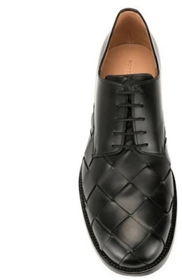 Bottega Veneta Leather Lace-Up 'Black Fashion' 578272VBPB11000 Shop Bottega Veneta Leather Lace-Up 'Black Fashion' 578272VBPB11000