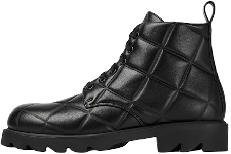 Bottega Veneta Sepatu Bot Kulit Lace-Up 'Hitam' 708999V02X01000 Buy Bottega Veneta Sepatu Bot Kulit Lace-Up 'Hitam' 708999V02X01000