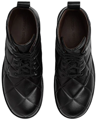 Botas de Piel con Cordones Bottega Veneta 'Negro' 708999V02X01000 Lookbook Botas de Piel con Cordones Bottega Veneta 'Negro' 708999V02X01000