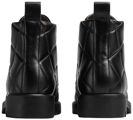 But Bottega Veneta Kasut Boot Kulit Bertali 'Hitam' 708999V02X01000 Shop But Bottega Veneta Kasut Boot Kulit Bertali 'Hitam' 708999V02X01000