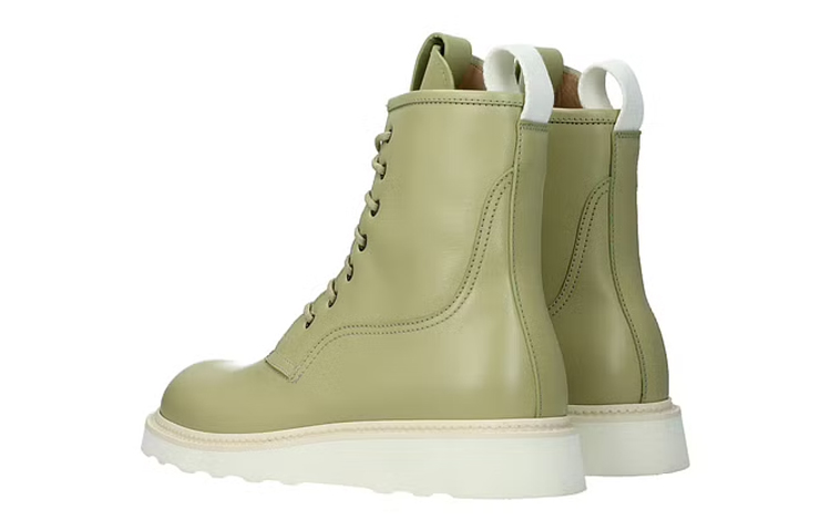 Lookbook Bottega Veneta But Hijau Kulit Bertebuk Kasut 578289VIFH03102