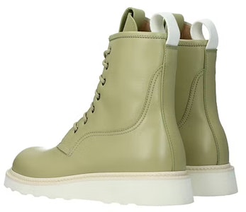 Botas Verdes de Cuero con Cordones Bottega Veneta 578289VIFH03102 Lookbook Botas Verdes de Cuero con Cordones Bottega Veneta 578289VIFH03102