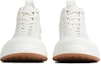 Lookbook Bottega Veneta Kulit Lace-Up Sneaker Tinggi 'Putih' 763733V3HB09122