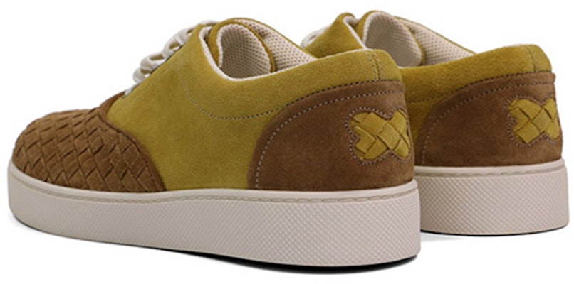 Sneakers Rendah Bottega Veneta Kulit Lace-Up 'Kuning Coklat' 258957VFC012669 Lookbook Sneakers Rendah Bottega Veneta Kulit Lace-Up 'Kuning Coklat' 258957VFC012669