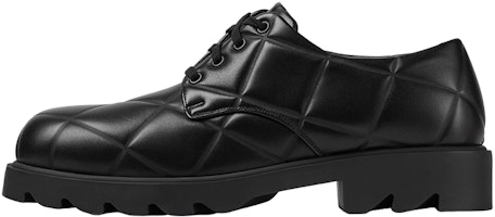 Bottega Veneta Leather Lace Loafers 'Black' 709000V02X01000 Bottega Veneta Leather Lace Loafers 'Black' 709000V02X01000