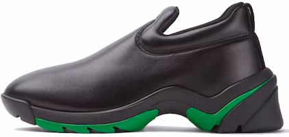 Bottega Veneta Leather Low 'Black Slip-On Runner' 667069VBSD01295 Bottega Veneta Leather Low 'Black Slip-On Runner' 667069VBSD01295