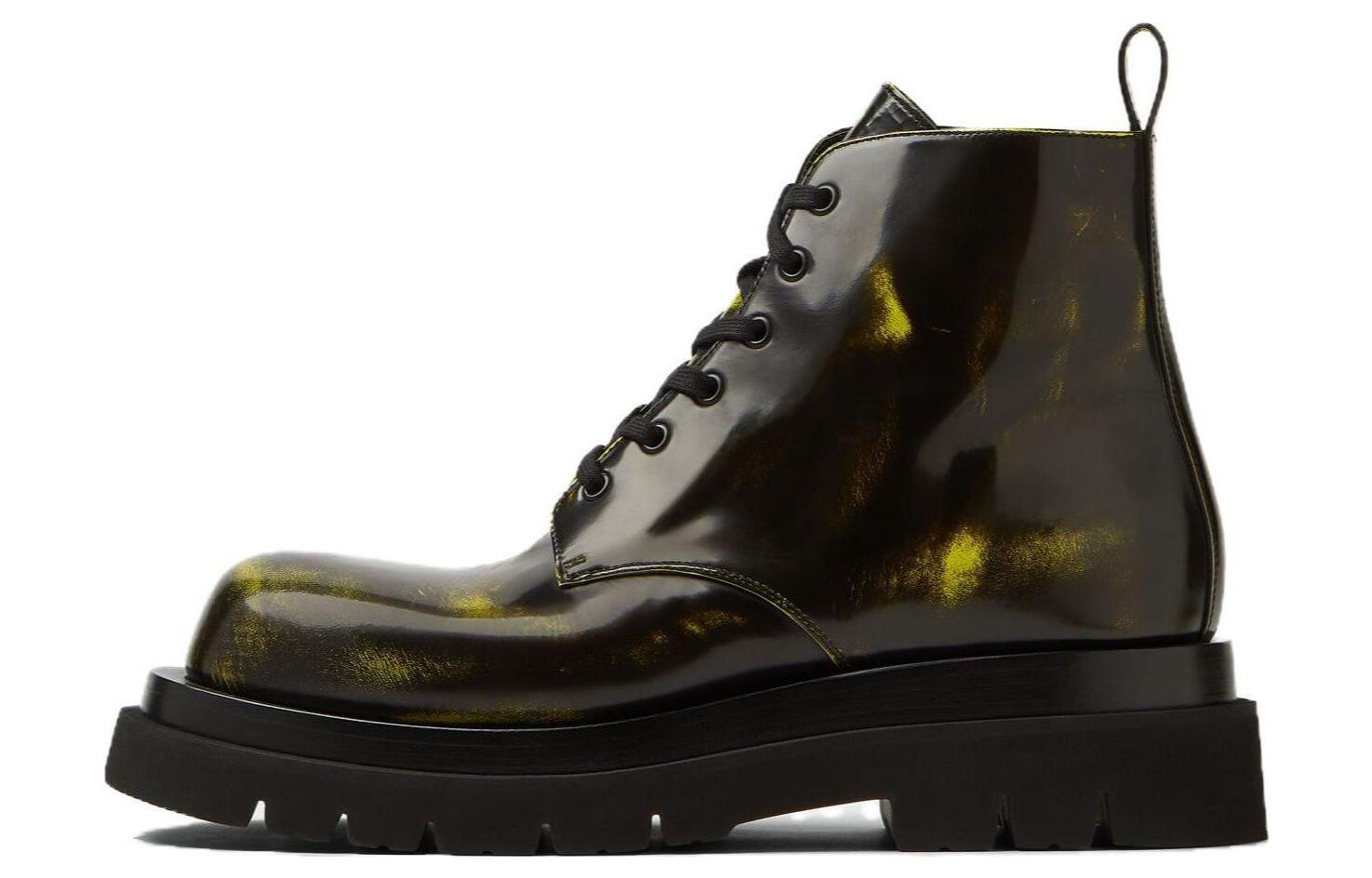 Bottega Veneta Leather Martin Boots 'Black' 730224V3C103595