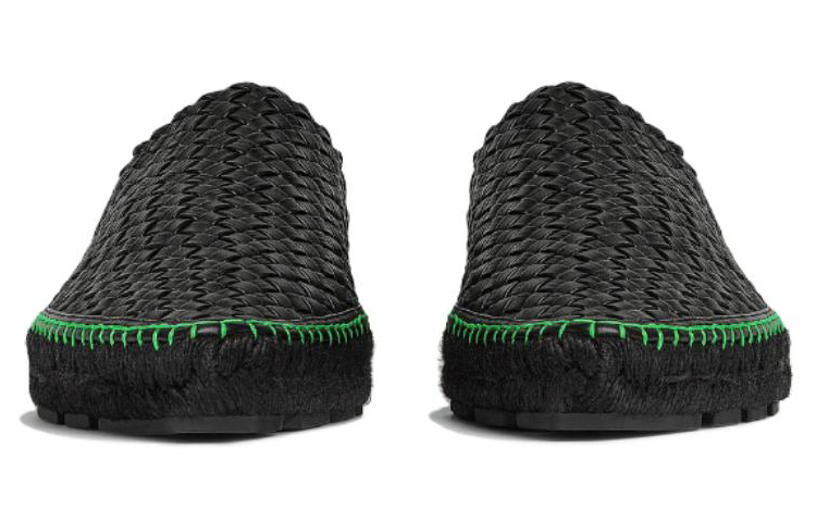 Bottega Veneta Leather Pointed Slip-On 'Black' 圖 3