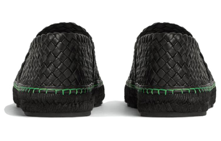 Bottega Veneta Leather Pointed Slip-On 'Black' 圖 4