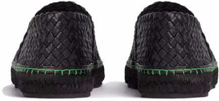 Shop Bottega Veneta Leather Pointed Slip-On 'Black' 741351VBSN01386