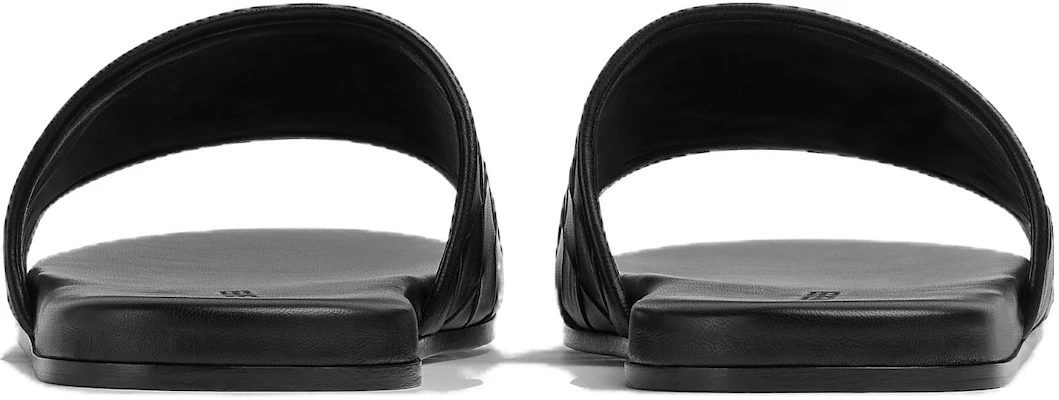 Bottega Veneta Leather Round-Toe Slide 'Black' 775314V2ED01000 Lookbook Bottega Veneta Leather Round-Toe Slide 'Black' 775314V2ED01000