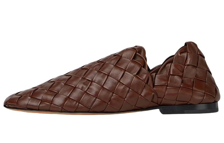 Bottega Veneta Leather Slide 'Deep Chestnut'