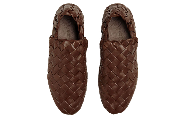 Bottega Veneta Leather Slide 'Deep Chestnut' 圖 2