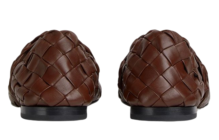 Bottega Veneta Leather Slide 'Deep Chestnut' 圖 4