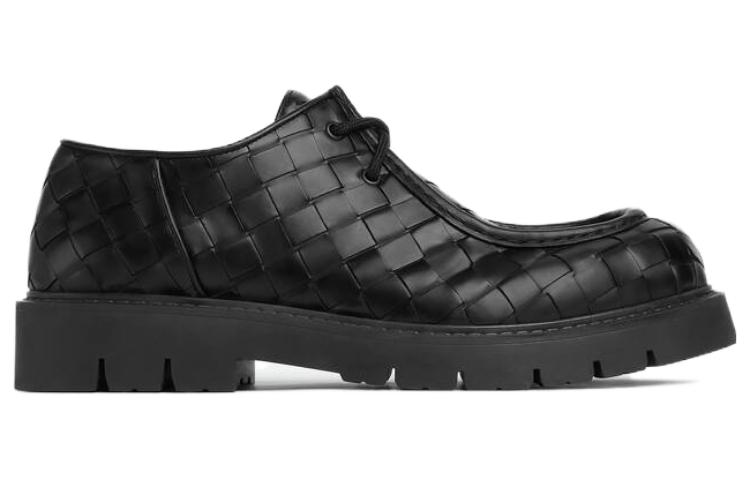 Bottega Veneta Leather Sneaker 'Sleek Black' 圖 2