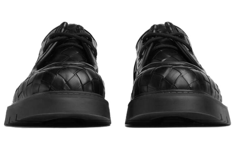 Bottega Veneta Leather Sneaker 'Sleek Black' 圖 3