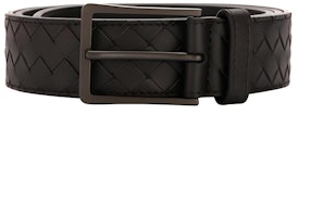 Bottega Veneta Leather Woven Pin Buckle Belt 3.5cm 475599-V4650-2006 Bottega Veneta Leather Woven Pin Buckle Belt 3.5cm 475599-V4650-2006