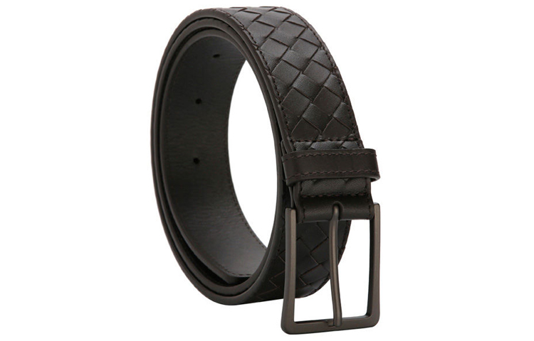 Lookbook Bottega Veneta 3.5公分經典皮革編織針扣皮帶 475599-V4650-2006