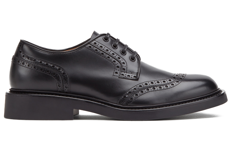 Bottega Veneta Level Lace-Up Loafers 'Dark Black' 圖 2