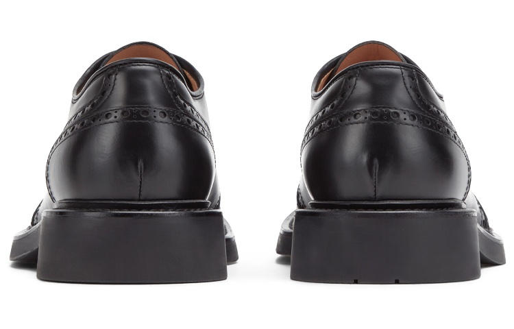 Bottega Veneta Level Lace-Up Loafers 'Dark Black' 圖 5