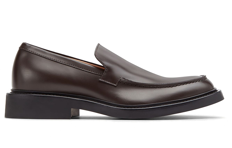 Order Bottega Veneta 葆蝶家 Level磨砂皮革樂福鞋 烏木棕