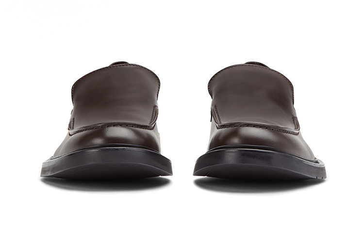 Lookbook Bottega Veneta 葆蝶家 Level磨砂皮革樂福鞋 烏木棕